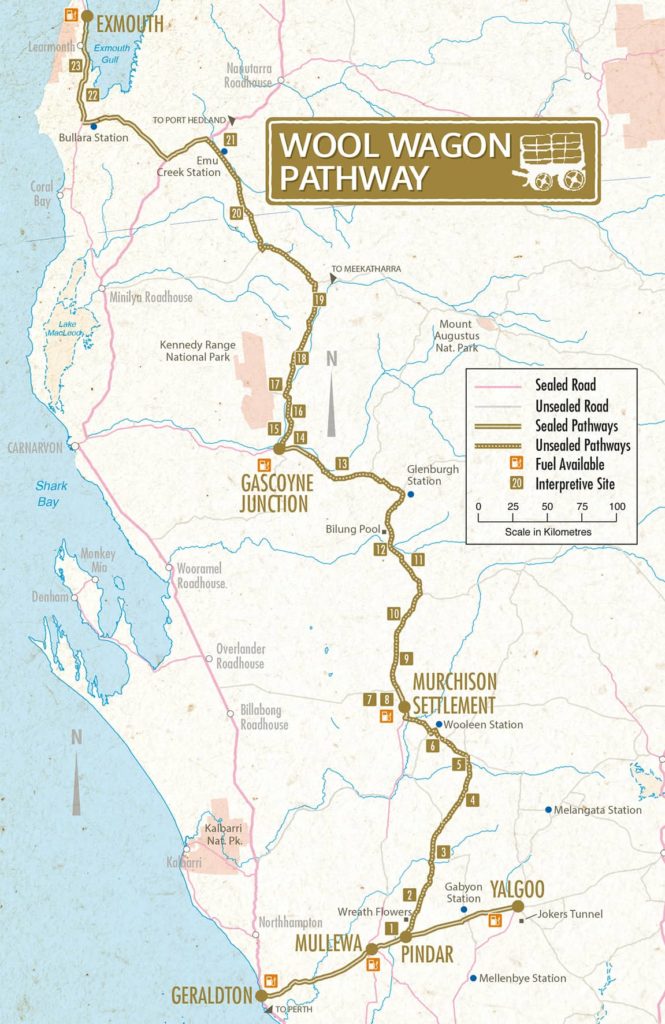 Outback Pathways Wagon Pathway Map