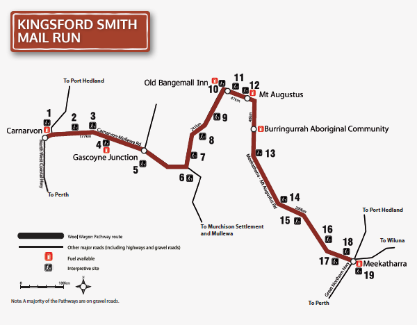 Kingsford Smoth Mail Run Map Kingsford Smoth Mail Run Map
