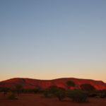 The largest rock in the world, Mt Augustus, is on the Kingsford Smith Mail Run Outback Pathway. Photo: Bianca DalCollo