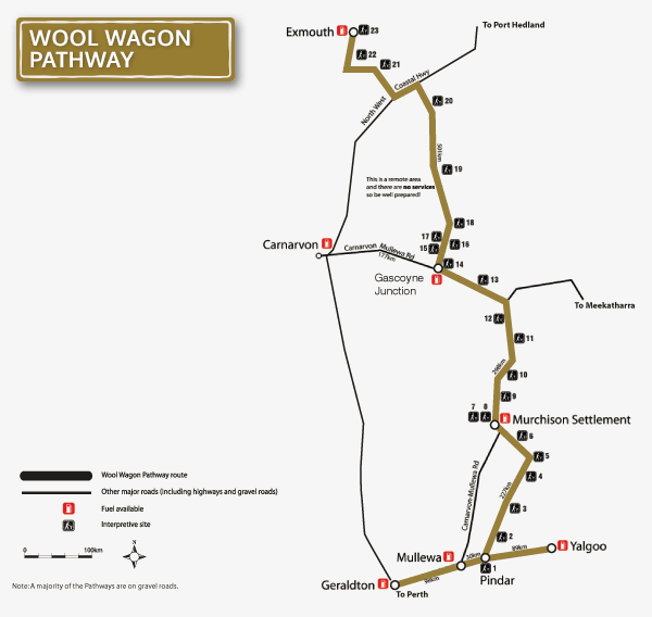 Wool Wagon Pathway Map Wool Wagon Pathway Map